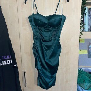 SHEIN Womens Green Dress